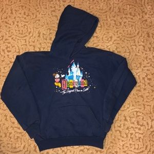Vintage Disneyland Navy Blue Sweatshirt Child XL